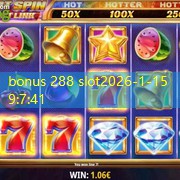 bonus 288 slot